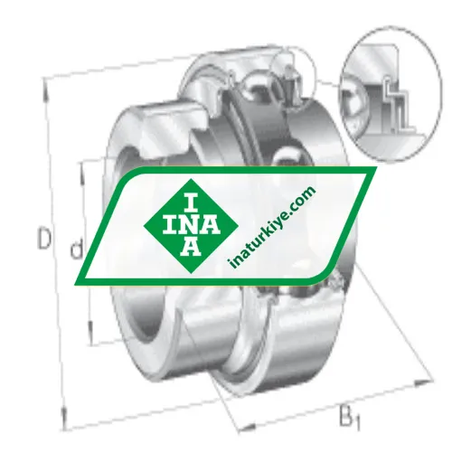INA E45-KLL-AH02 ürün fotoğrafı 6