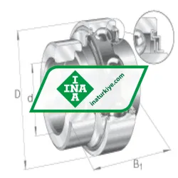 INA E45-KLL-AH02 rulman resim 6