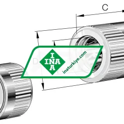 INA HFL0615-KF-R-L564 rulman resim 3
