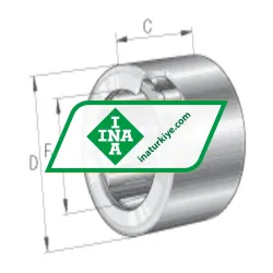 INA HFL0822-RR-L289 rulman resim 4