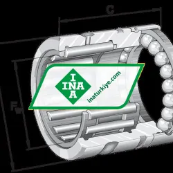 INA NX35-XL rulman resim 5