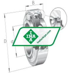 INA 207-KXN4 rulman resim 4