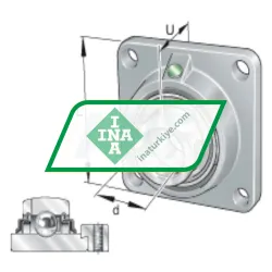 INA RCJ25-XL-N-FA125 rulman resim 2