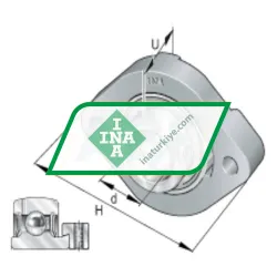 INA GLCTE20-TV-FA125-5 rulman resim 3