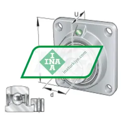 INA PCJ20-XL-N-FA125 rulman resim 2