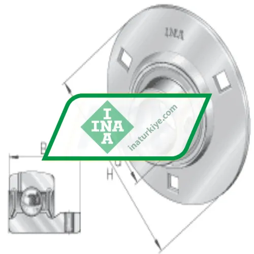 INA FLAN110-MSB ürün fotoğrafı 3