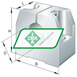 INA GWH50-B rulman resim 5