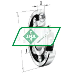 INA G18X26X4-C rulman resim 4