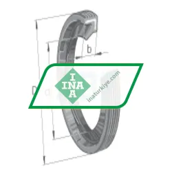 INA G16X24X3-C rulman resim 2
