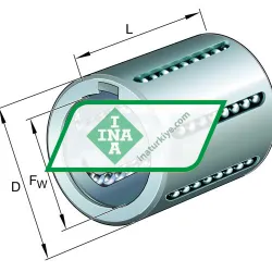INA KH25-PP rulman resim 4
