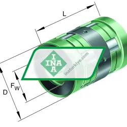 INA KN1232-PP rulman resim 2