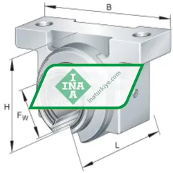 INA KGBO16-PP-AS rulman resim 5
