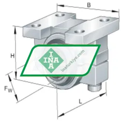 INA KGBA30-PP-AS rulman resim 2