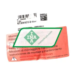 INA KIT-KWVE15-B-4300 rulman resim 3
