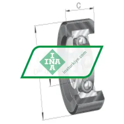 INA KLRU08X28X11-2Z-HLW rulman resim 2