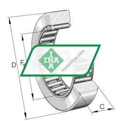 INA RSTO15-X rulman resim 2