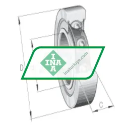 INA LR204-2RSR rulman resim 5