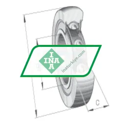 INA LR202-RRU rulman resim 3
