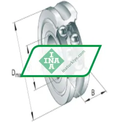 INA LFRI5201-10-2Z rulman resim 6