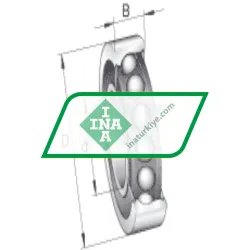 INA LR5202-2HRS-TVH-RR-XL rulman resim 4