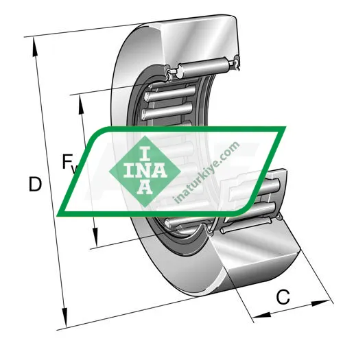 INA RNA2201-X-2RSR-E55EB ürün fotoğrafı 2