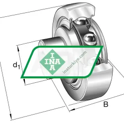 INA ZL204-DRS rulman resim 4