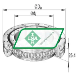 INA XSU080218 rulman resim 2