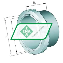 INA H306 rulman resim 2